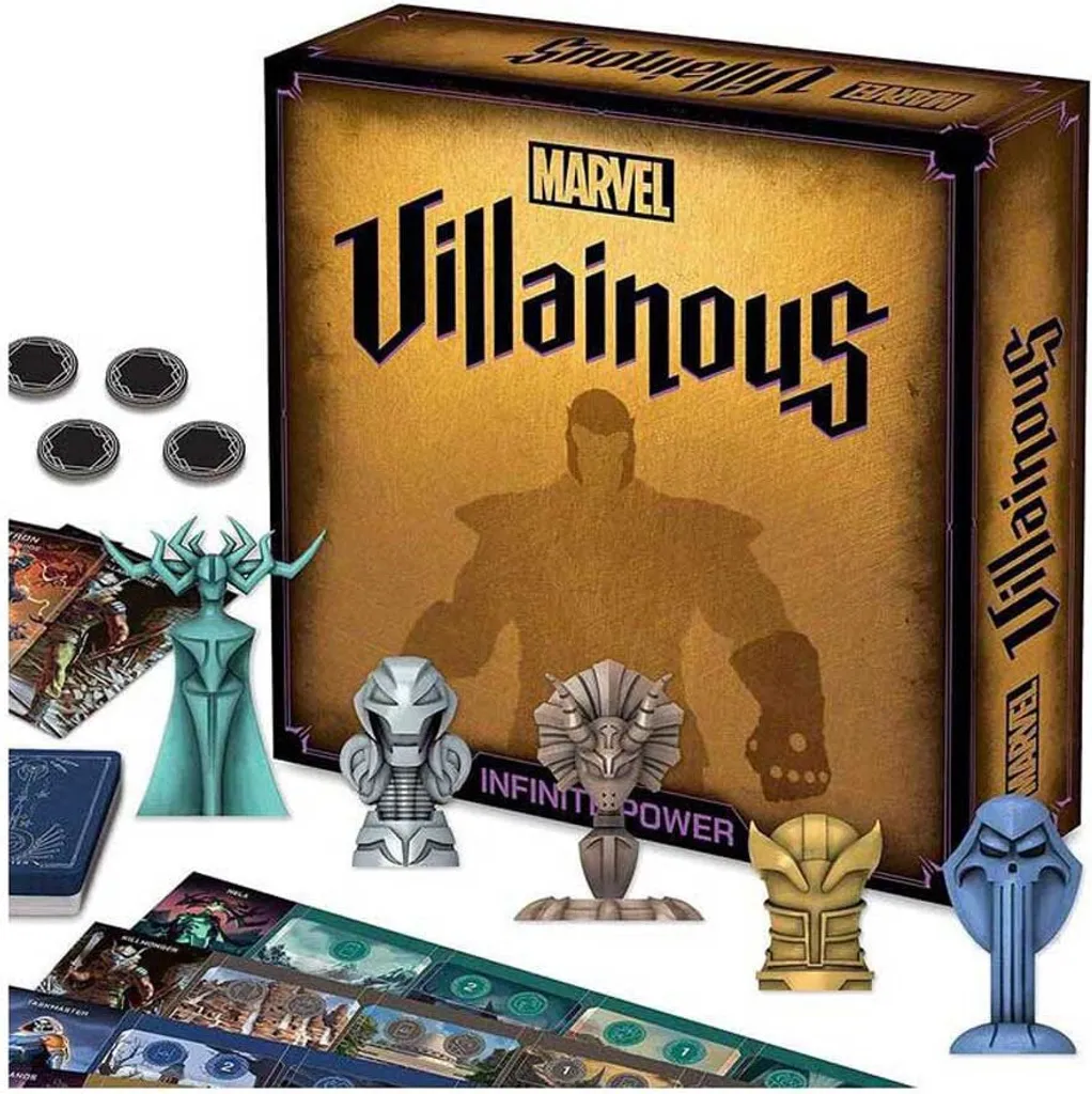 Jeu de Société de Stratégie Marvel Villainous pour 2-4 Joueurs dès 12 Ans