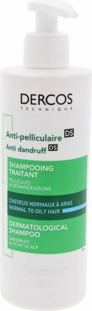 Dercos Anti-Rooshaam Shampoo Voor Vettig Haar, 390 Ml Productafbeelding 
