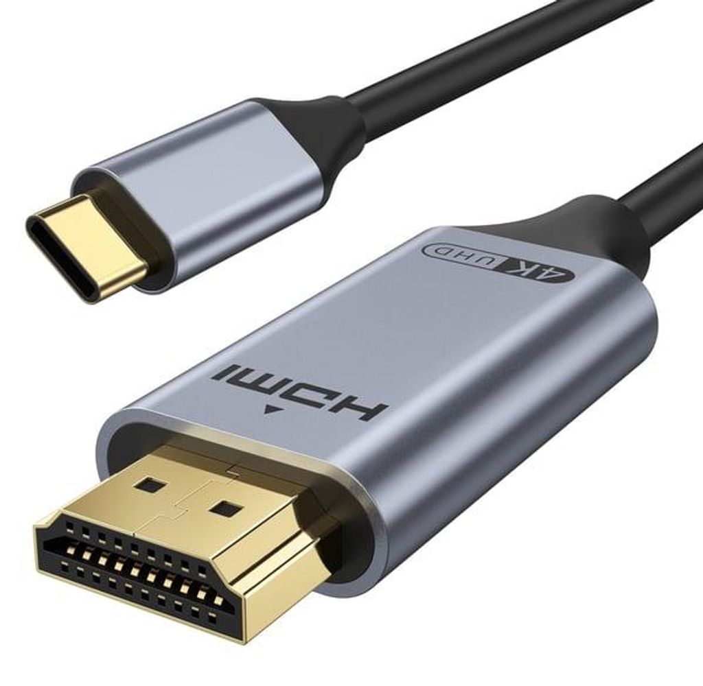 2 m verzinntes HDMI auf USB-C Displaykabel, USB C Auf HDMI Adapter, Hochauflösendes HDMI Kabel - USBCX