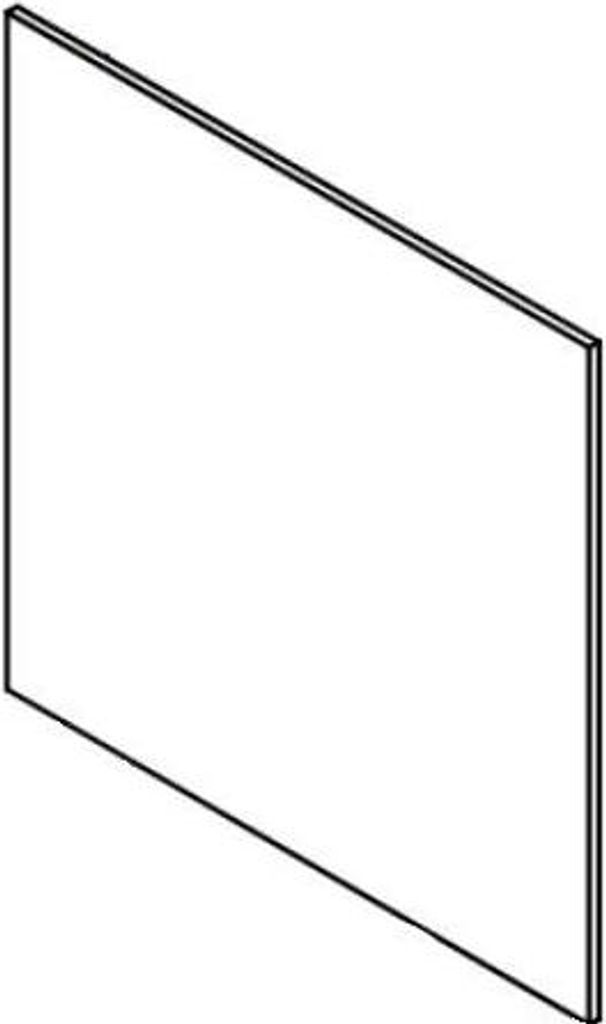 KERAMIKGLAS 4x241x241mm ORIGINAL KP/TSP KAMIN Klover für historische Thermokocher