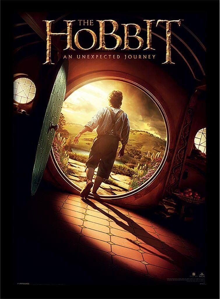 The Hobbit - Eingerahmter Druck "An Unexpected Journey", Filmplakat PM10032 (40 cm x 30 cm) (Bunt)