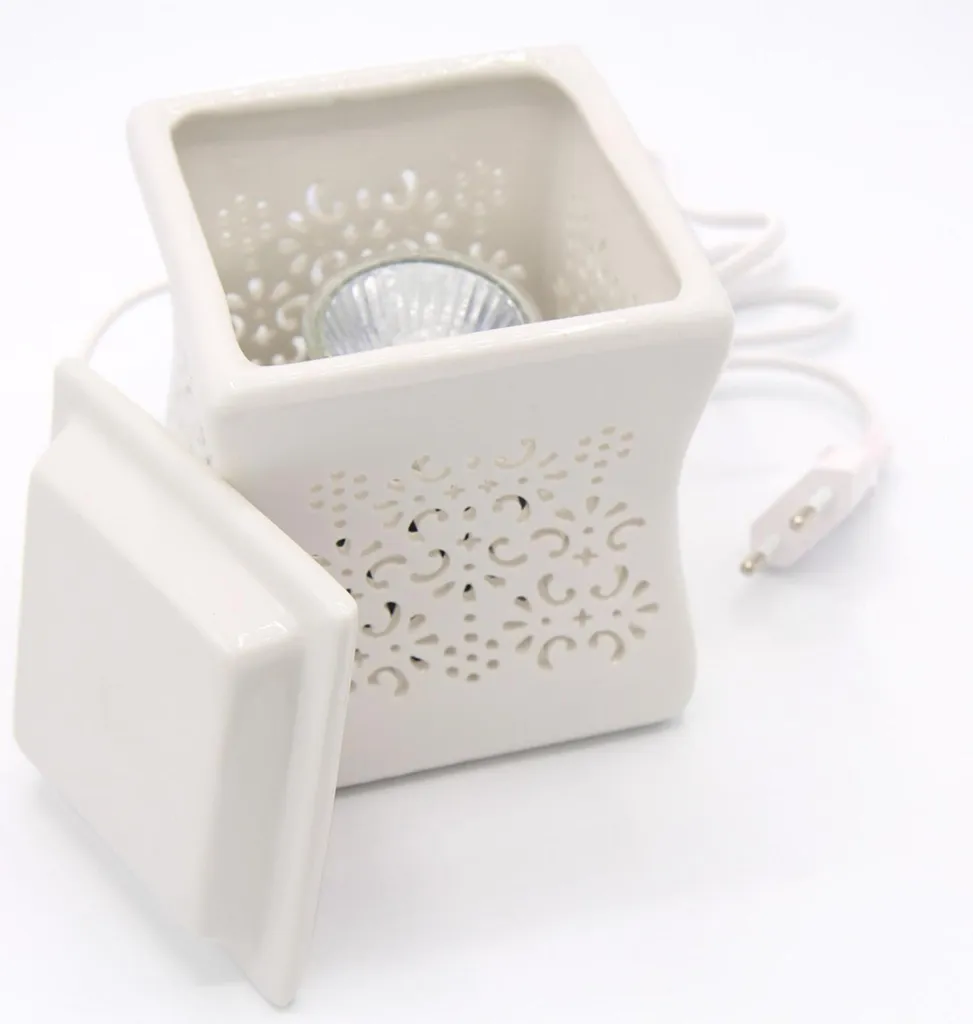 Diffuseur de cire électrique céramique - Lampe d'ambiance parfumée 25W