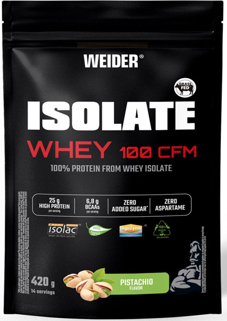 Weider Isolate Whey 100 CFM (420g) Pistachio - Eiweiße - Molkenprotein-Isolat