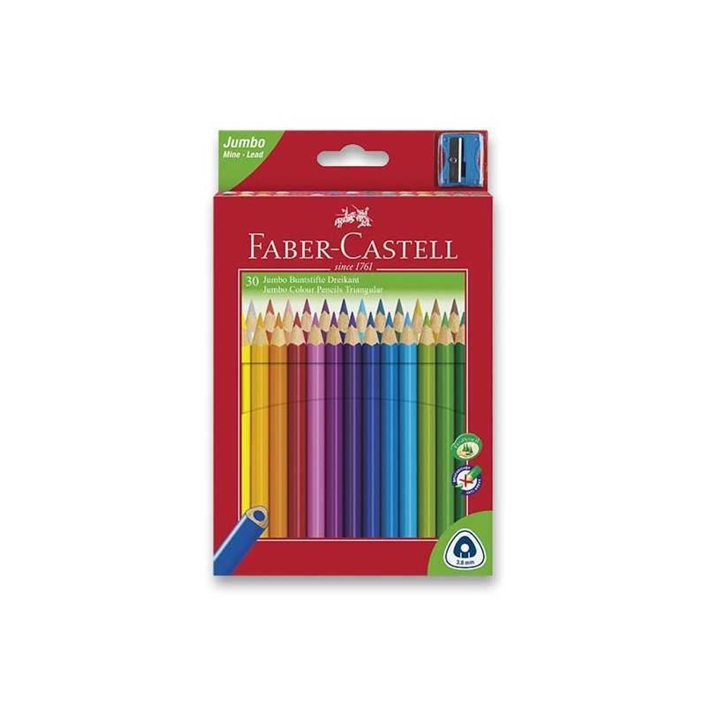 FABER-CASTELL Jumbo trojuholníkové farebné ceruzky, balenie Obrázok produktu 