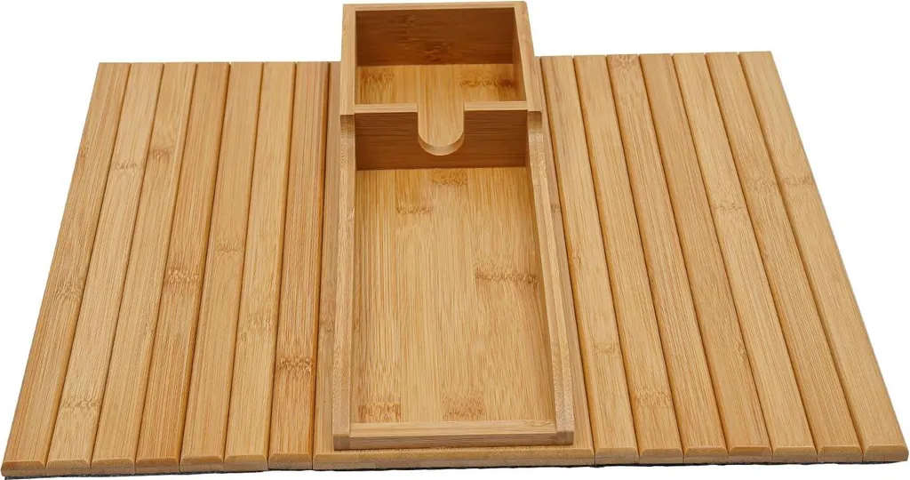 Table basse en bambou durable et élégante, finition bois design Zen