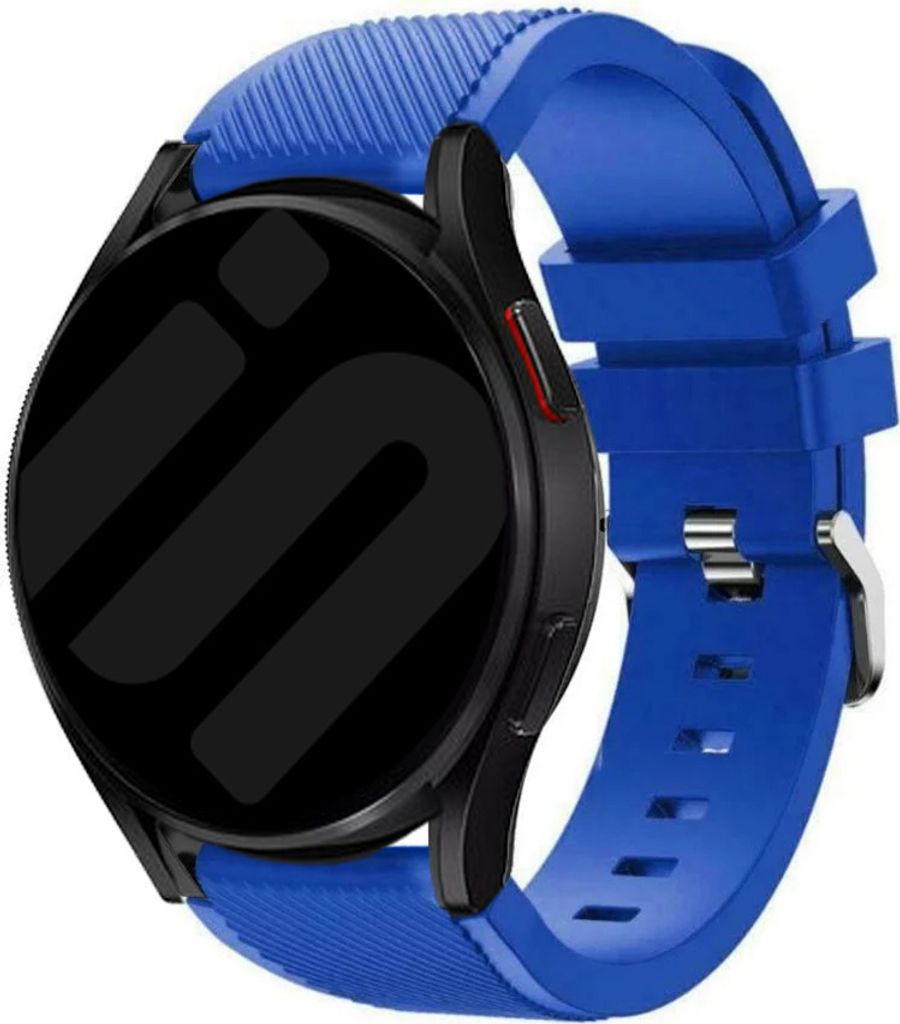 Strap-it Samsung Galaxy Watch 6 Classic 47mm Silikon Armband (Blau)