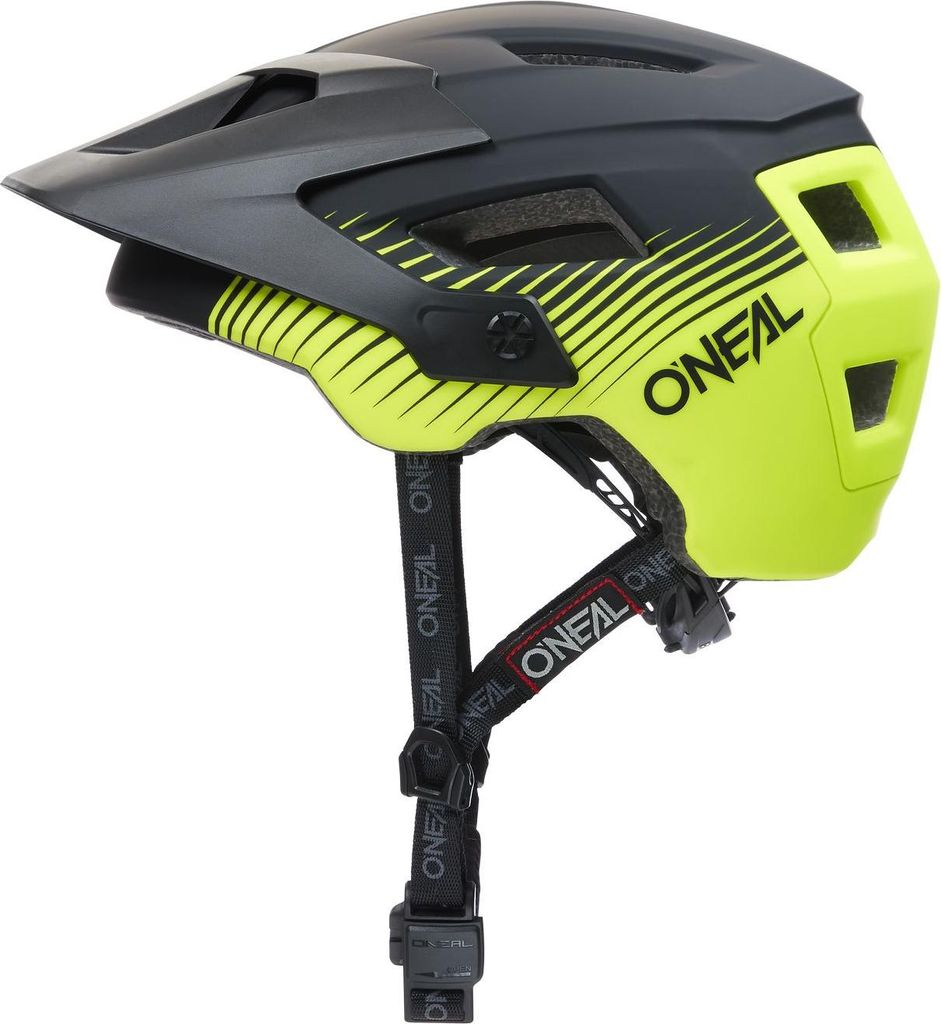 O'NEAL Bike Helm Defender Grill V.22 black/neon yellow L/58-XL/61