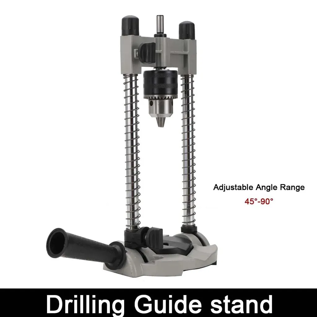 Guide de perçage réglable pour le bois, support de précision mobile - 12