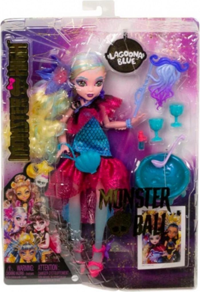 Mattel - Monster High Monster Ball Lagoona Blu Immagine del prodotto 