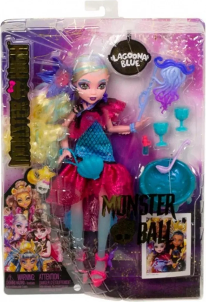 Mattel Monster High Monster Ball Lagoona Blue - Poupée Mannequin HNF71