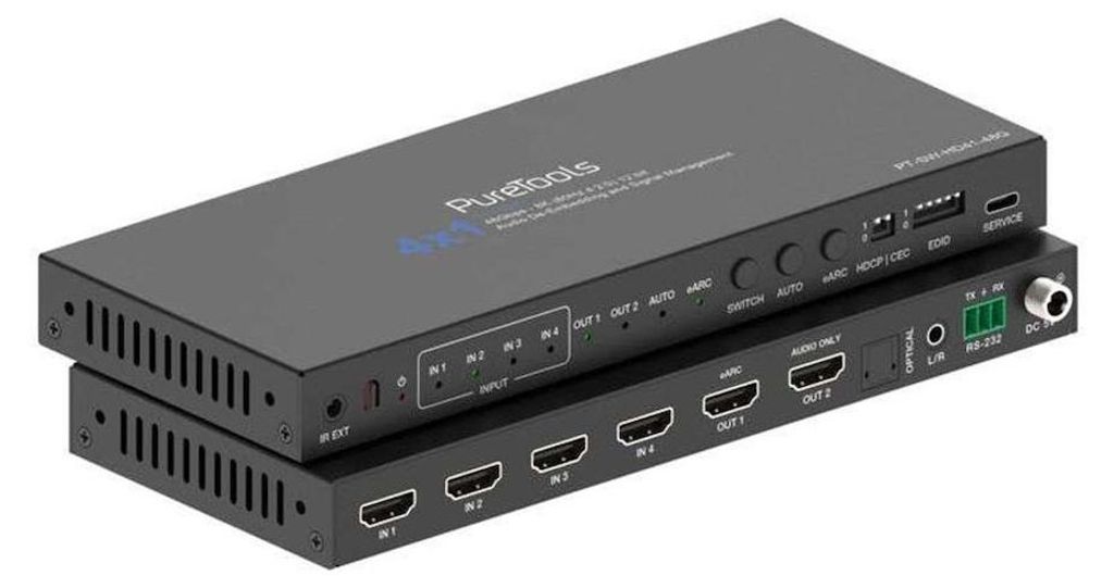 PureLink PT-SW-HD41-48G 4x1 HDMI 2.1 Switch - 48Gbps