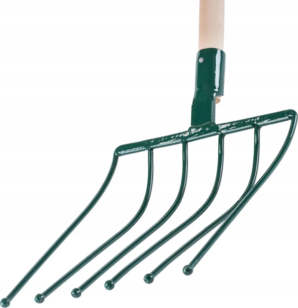 Fourche à bêcher robuste 6 dents, récolte facile sans mal de dos - 5