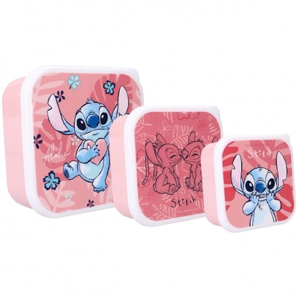 Vadobag Snackbox 3 tlg. Brotboxen Stitch Bon Appetit! #1 Produktbild 
