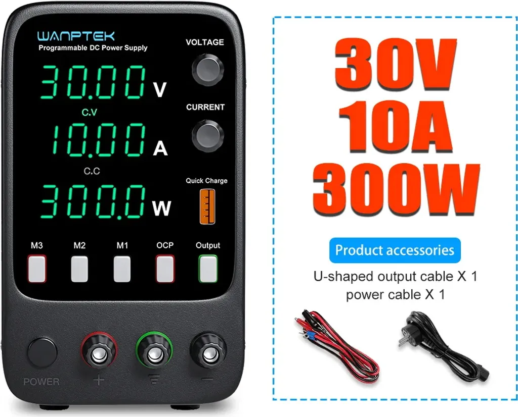 APS3010H Alimentatore Laboratorio 30V 10A Programmabile con Memoria