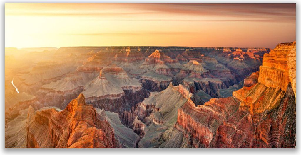 Küchenrückwand aus Glas 140x70cm Spritzschutz Gebirge Landschaft