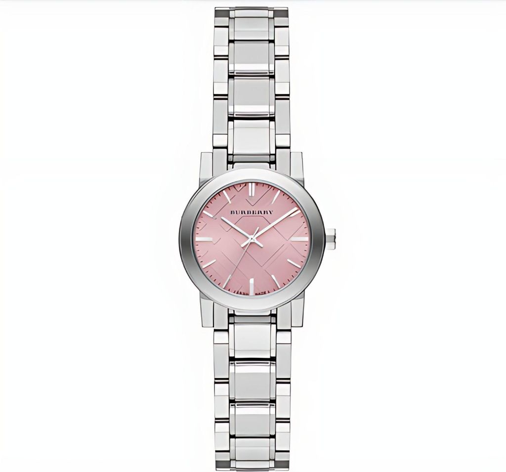 Burberry The City Damenuhr silber rosé