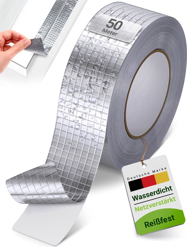 Aluminium Klebeband netzverstärkt 48mm x 50m Produktbild 8