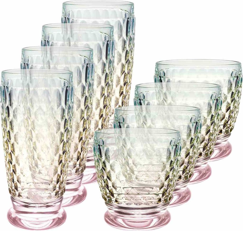Villeroy & Boch Boston Pearl Longdrink- und Wasserglas-Set Produktbild 