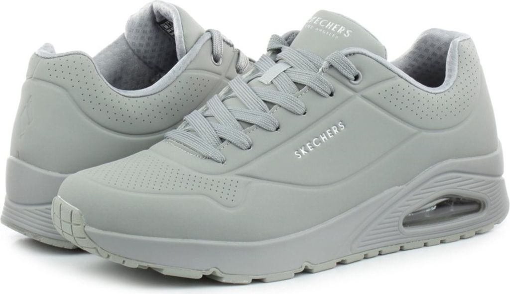 Skechers Herren Sneaker UNO STAND ON AIR grau / grau, Größe Produktbild 
