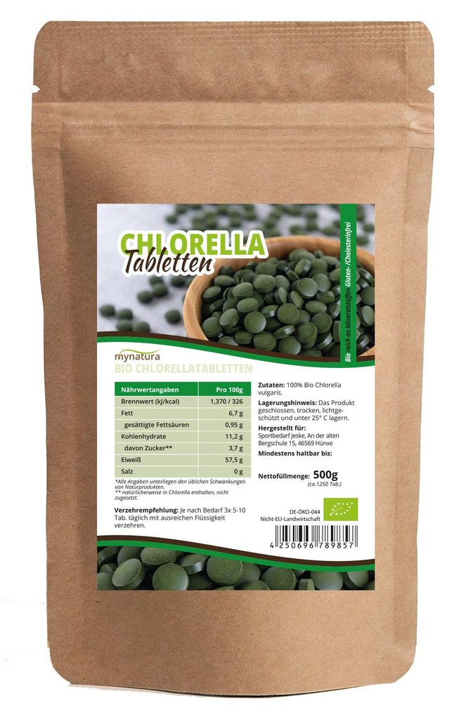 Mynatura Chlorella Tabletten – ab 500g - 1 Beutel