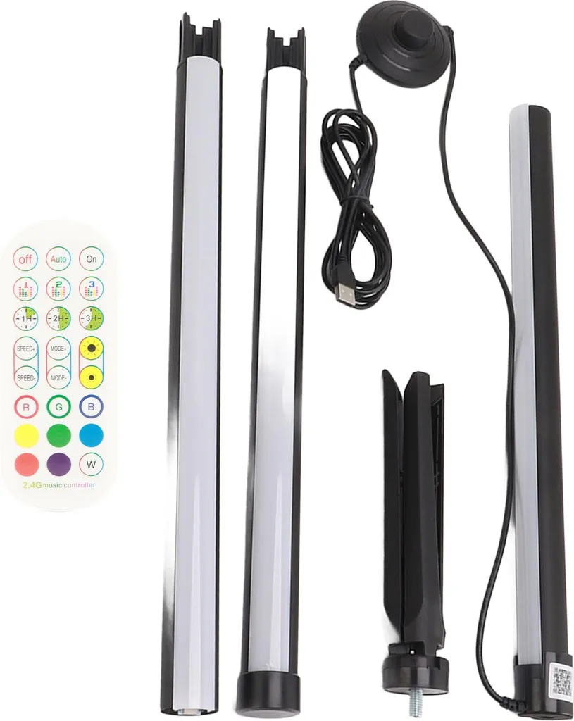 Éclairage d'angle LED RGB 1.2m : fini les coins sombres avec l'APP USB