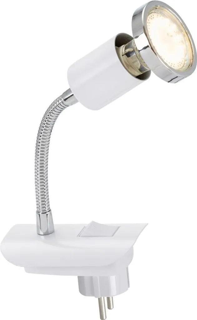 Lampe LED blanche à brancher 3W GU10 - Éclairage compact basse énergie - 4