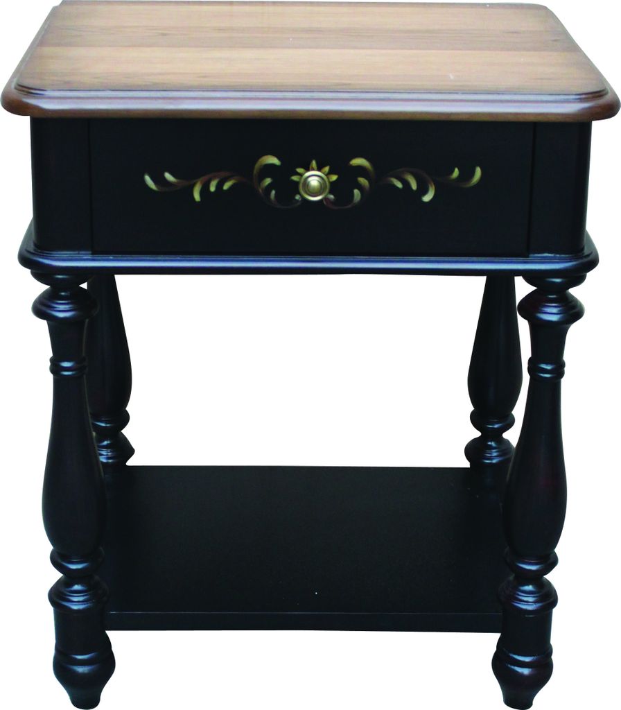 Designer Nacht Tisch Konsole Luxus Nachttische Beistell Leder Konsolen Holz Neu