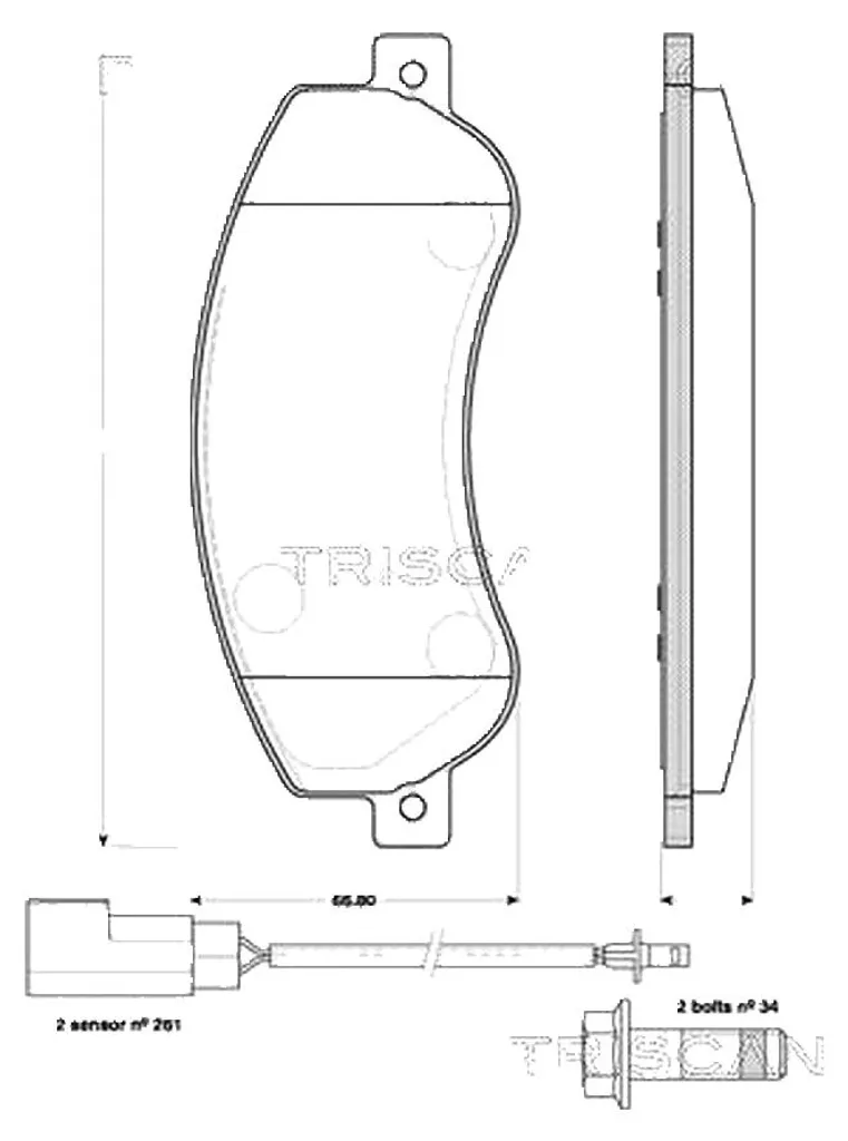 Plaquettes de frein 18,8 mm pour Ford Transit : Maintenance et IAM