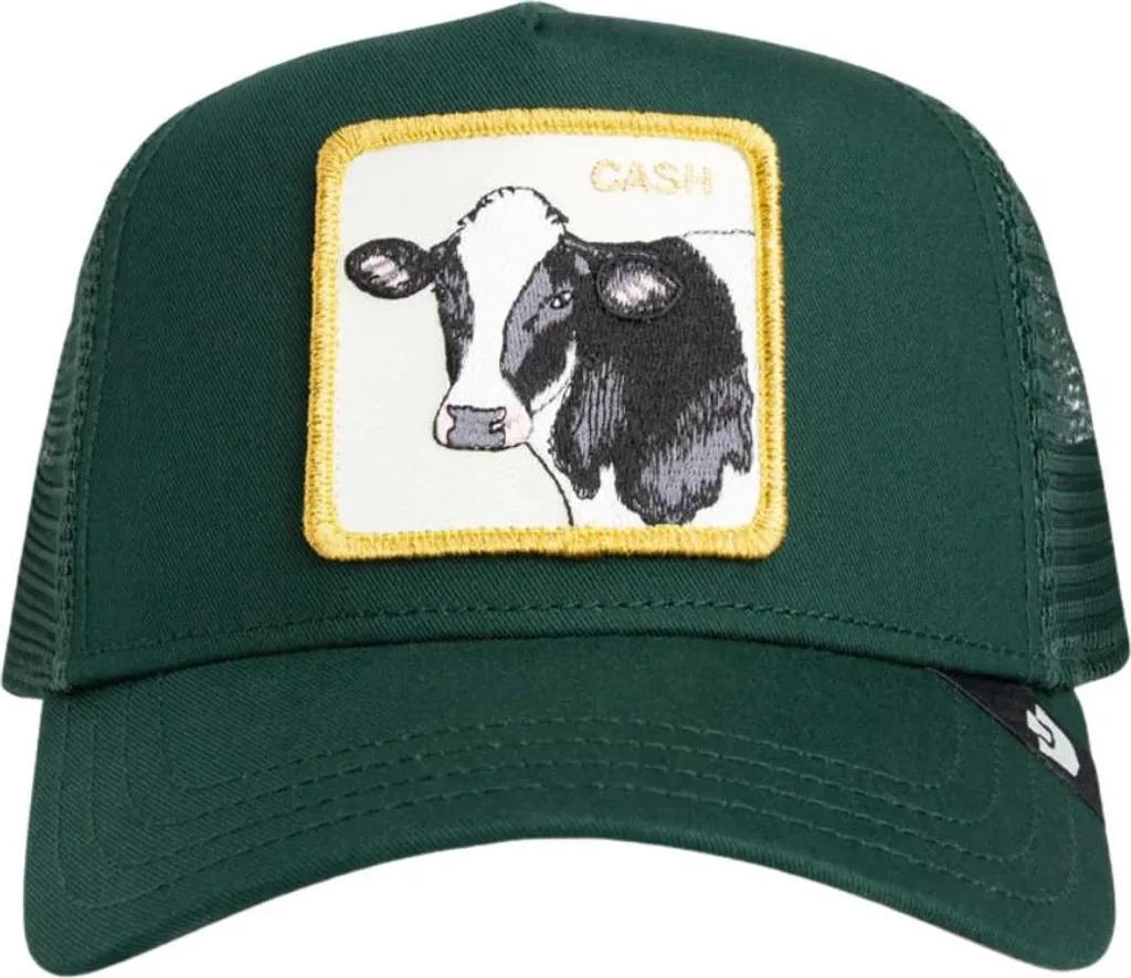 Goorin Bros. Cash Cow Trucker Cap Ricetta originale - Grana verde scuro