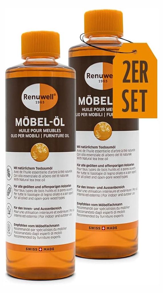 Renuwell Möbelöl Farblos Holzpflegemittel Möbelreiniger Produktbild 