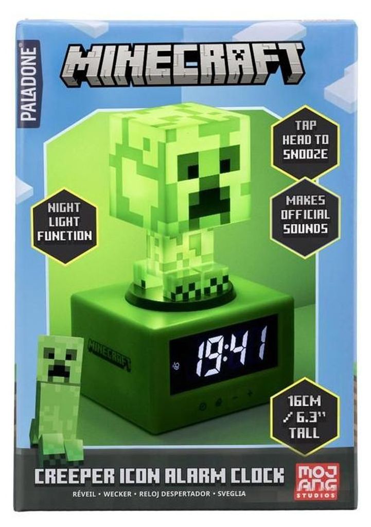 Paladone Creeper Icon, Digitálny budík, Minecraft, Creeper, Obrázok produktu 