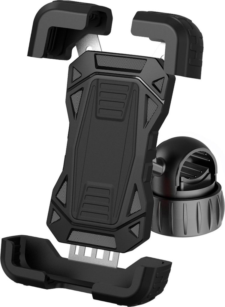 INF Verbesserte, verdickte Fahrrad-Handyhalterung 691 Black Edition