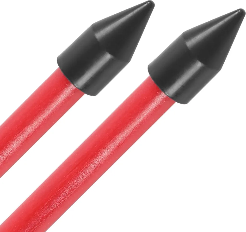 Bâtons d'alignement de golf pour corriger sa posture - Modèle pliable rouge - 5