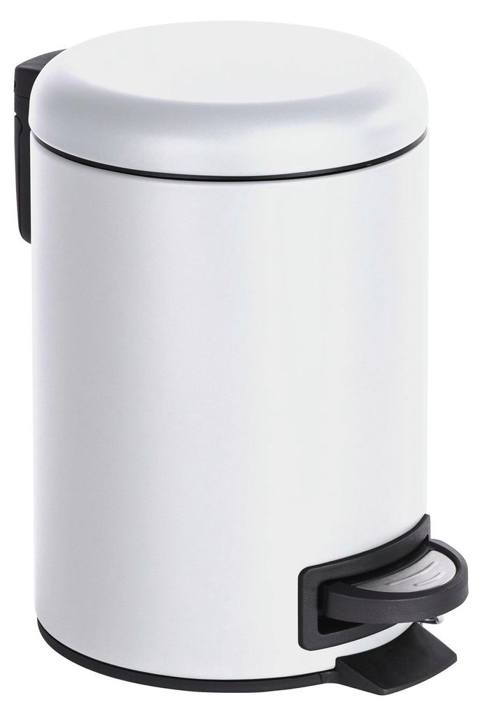 Cestino cosmetico a pedale WENKO Mod. Leman White 3L, con Immagine del prodotto 