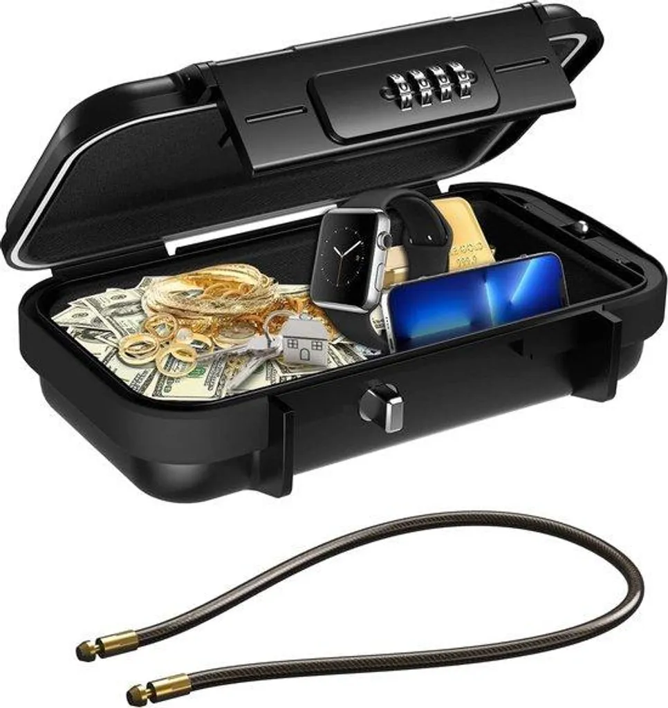 Coffre-fort nomade pour voiture et voyage, protection antivol acier