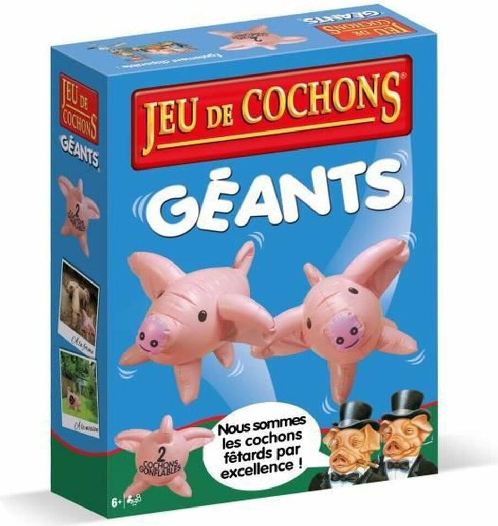 Aufblasbar Winning Moves Jeu de Cochons Geants (FR)
