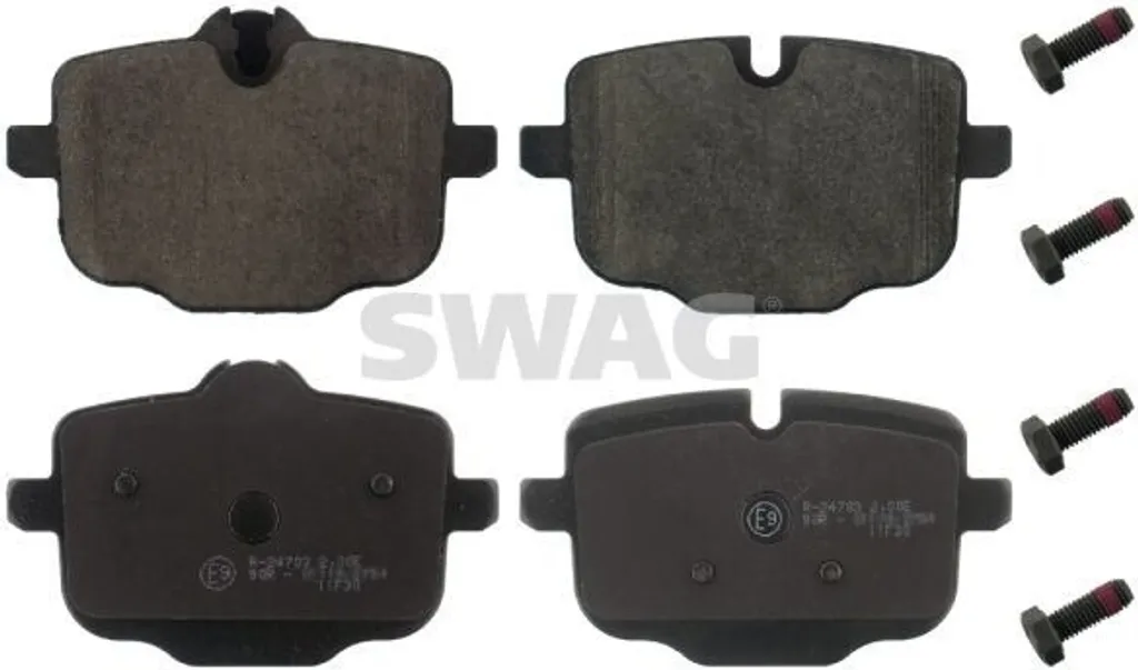 Plaquettes de frein arrière silencieuses SWAG 20 91 6812 durables