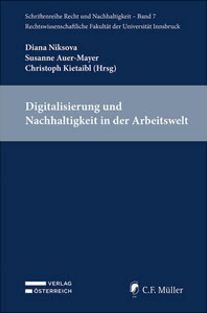 Livre Numérisation et durabilité dans le monde du travail - Guide complet