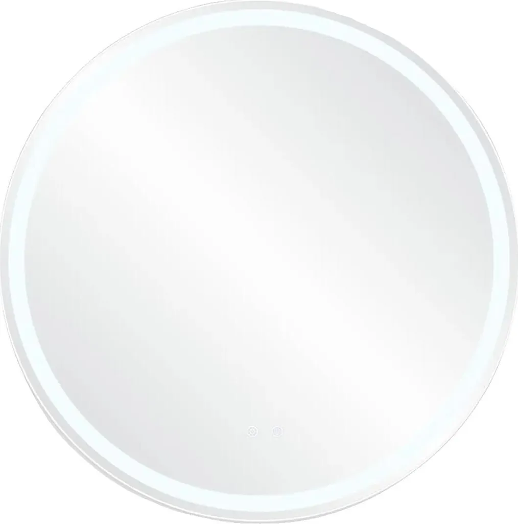 Miroir salle de bain 60cm : fini la buée avec ce miroir rond LED tactile
