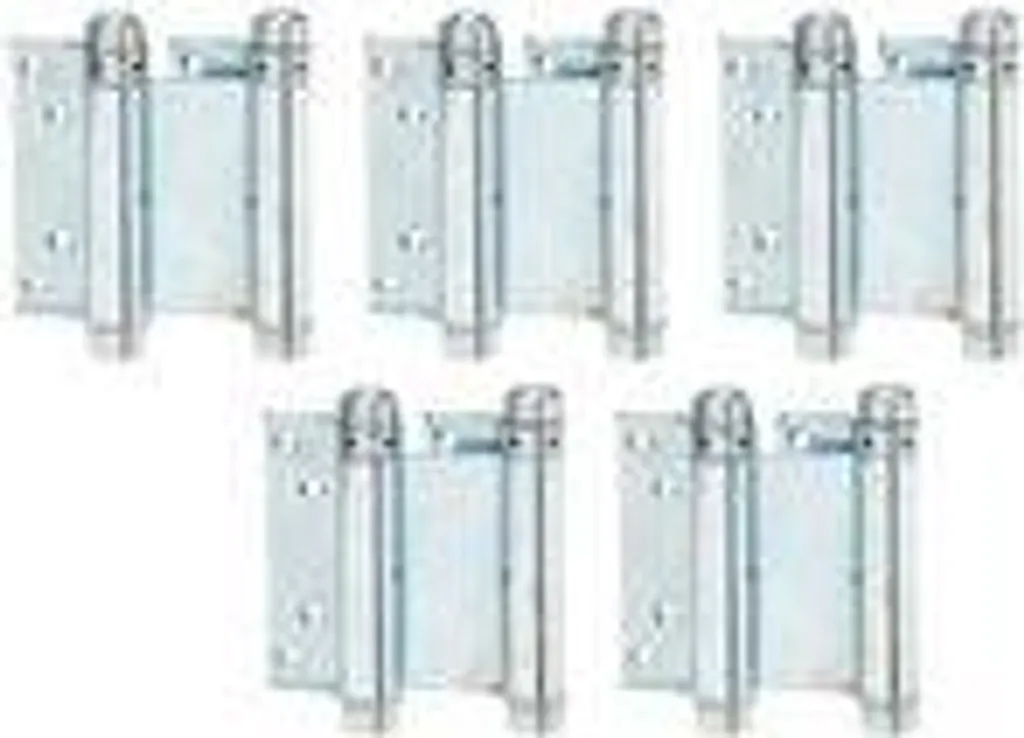 Charnière Alberts 852542 zinguée bleu 100mm pour porte battante - lot de 5