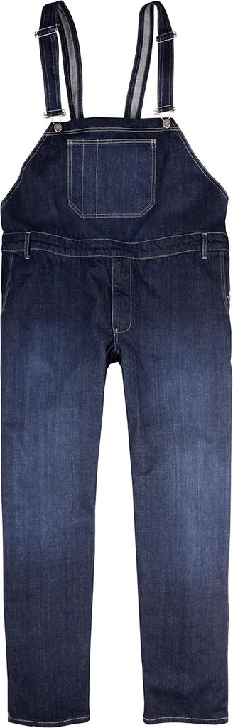 Übergröße Abraxas Jeans-Latzhose blue stonewash