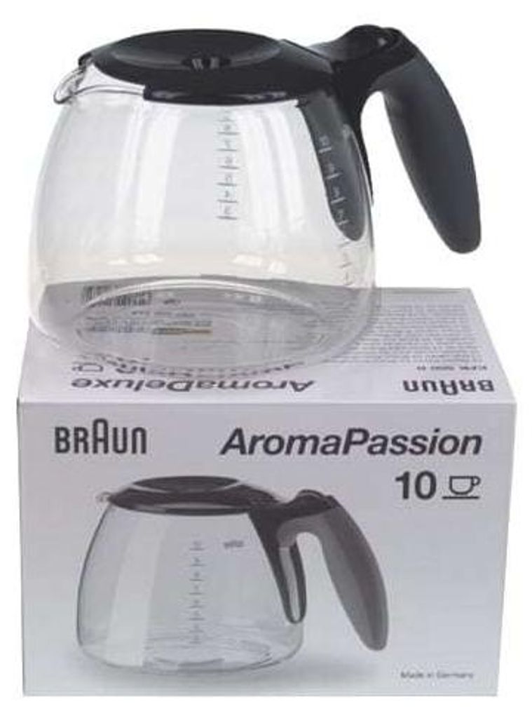 Braun Glaskanne KFK 500 sw passend für KF 500 Serie Produktbild 