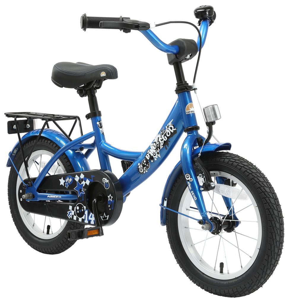 Löwenrad Kinderfahrrad für Jungen und Mädchen ab 5 Jahre, 18 Zoll  Kinderrad mit Bremse, Fahrrad für Kinder