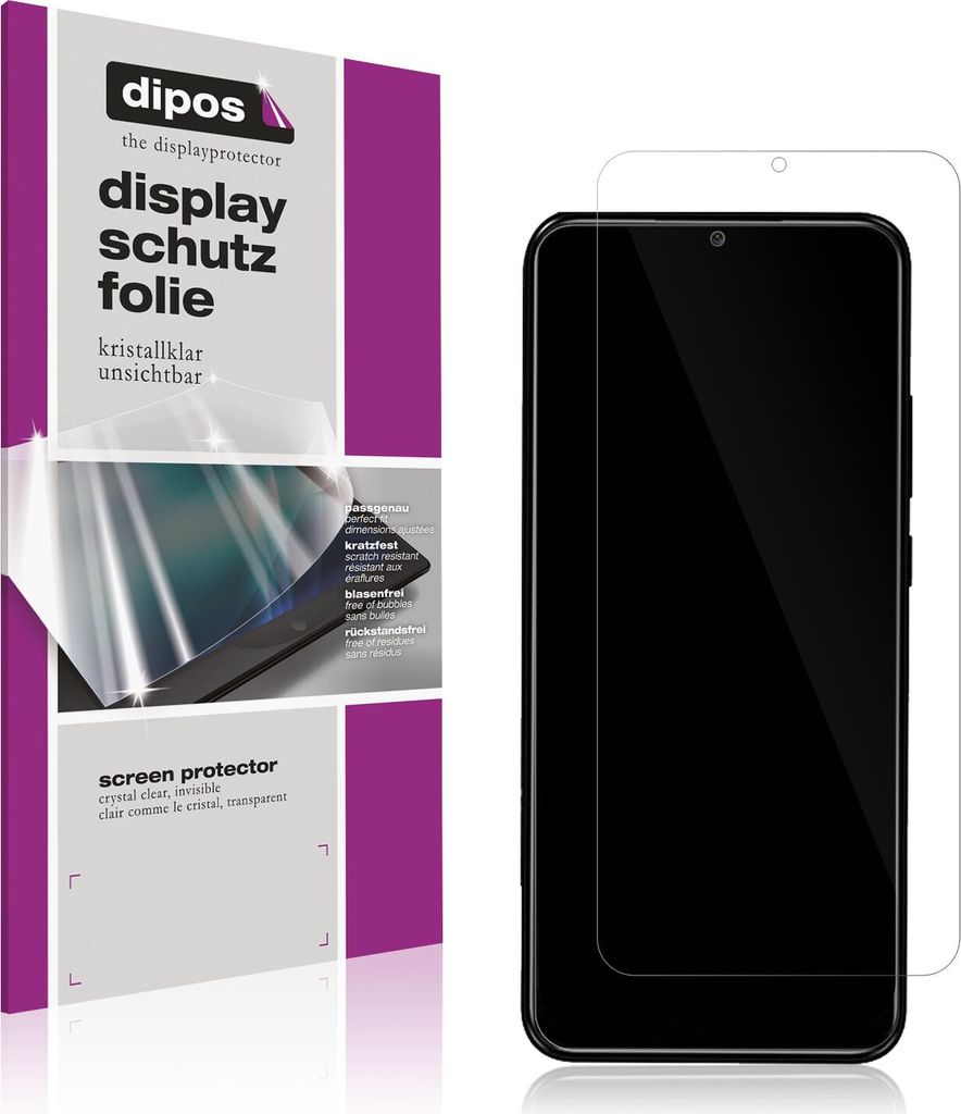 6x Schutzfolie für BLU S91 Pro klar Displayschutzfolie Folie Display Schutz dipos
