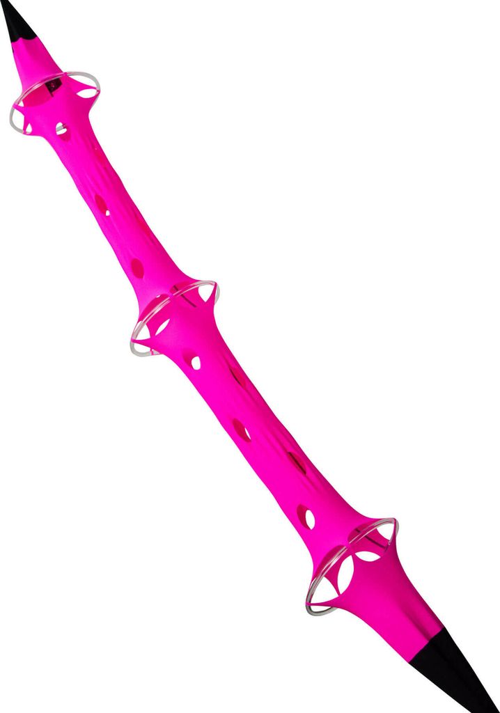 2,50m PSYWORK Schwarzlicht Deko Objekt Psy Tentakel "Neon Fuchsia", Ø 25cm
