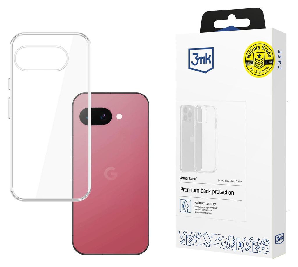 3mk Schutzhülle Armor Case Cover für Google Pixel 9A transparent Backcover