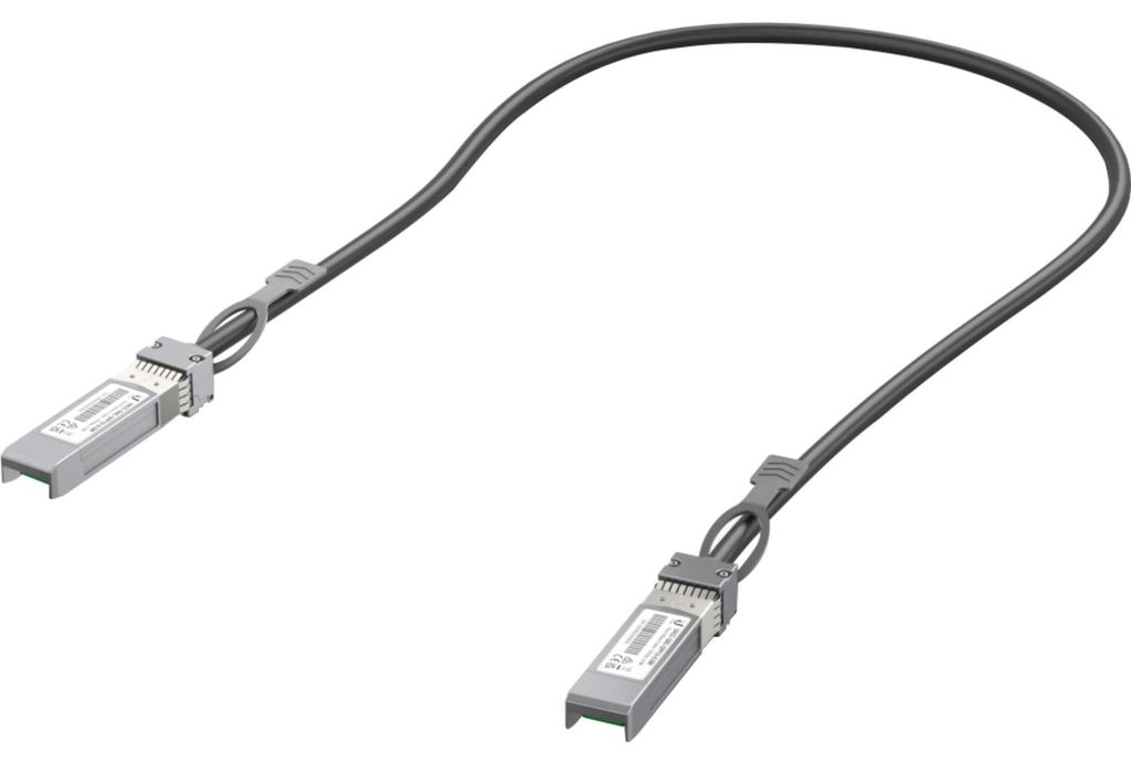Câble réseau 10G SFP+ Ubiquiti 0.5m (UACC-DAC-SFP10-0.5M) Image du produit 