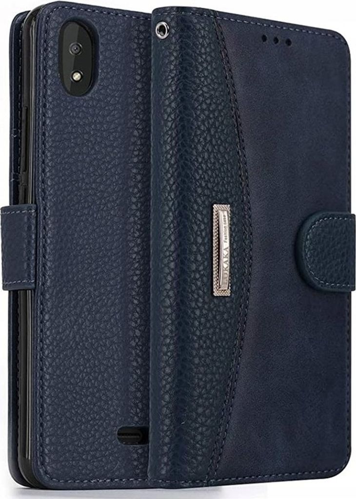 Ledertasche für Wiko Y61 mit Klappe Schutz und Funktionalität