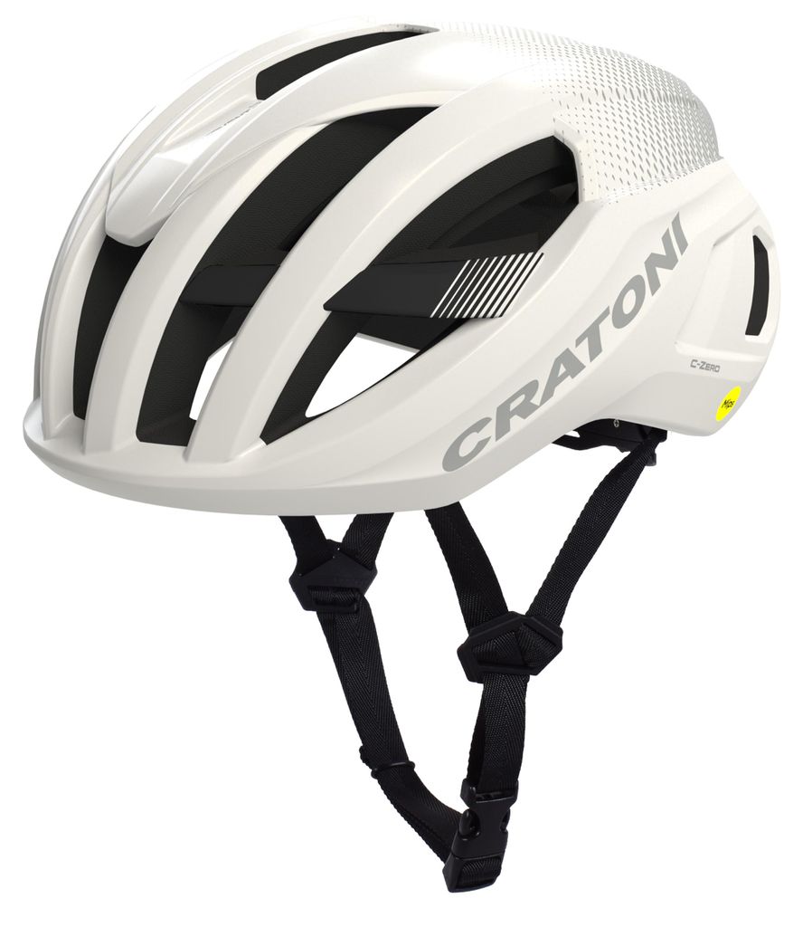 Helm Cratoni C-zero Mips Wit Glanzend - S/m (52-56cm) Productafbeelding 