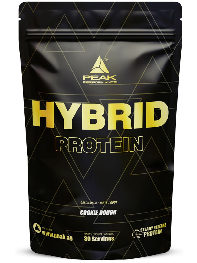 Hybrid Protein - 900g : Cookie Dough I 30 Portionen I Mehrkomponenten-Protein I optimale Kombination von Milchprotein, Whey Isolat & Ei Protein